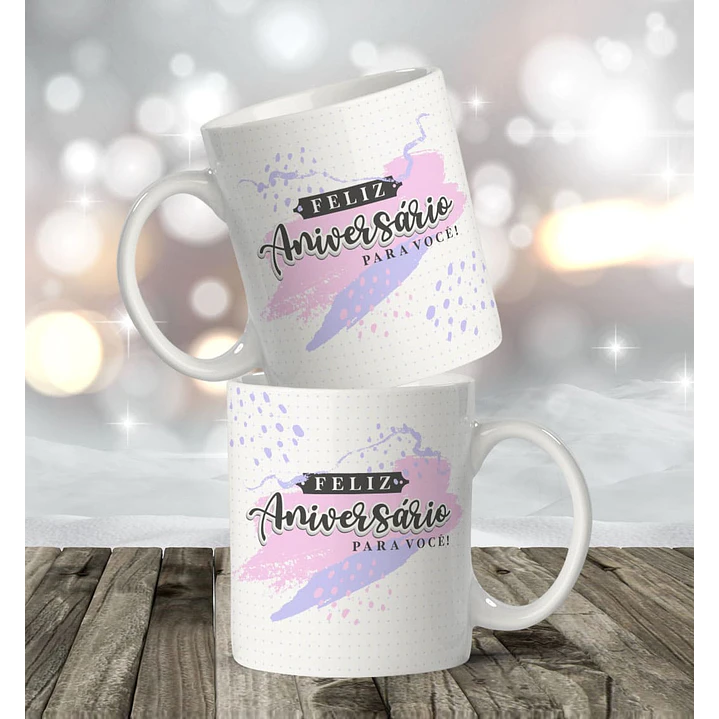16 Artes para Caneca Aniversário Arquivo Editável  7