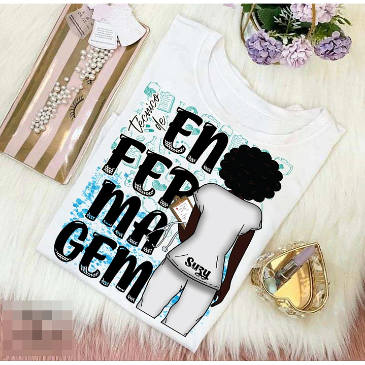 16 Artes para Caneca e Camisa Enfermagem Arquivo Editável 5