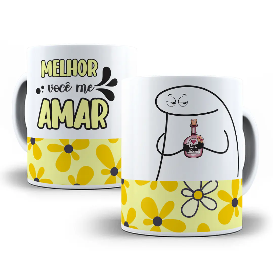 16 Artes para Caneca Flork Dia dos Namorados Arquivo Editável  16