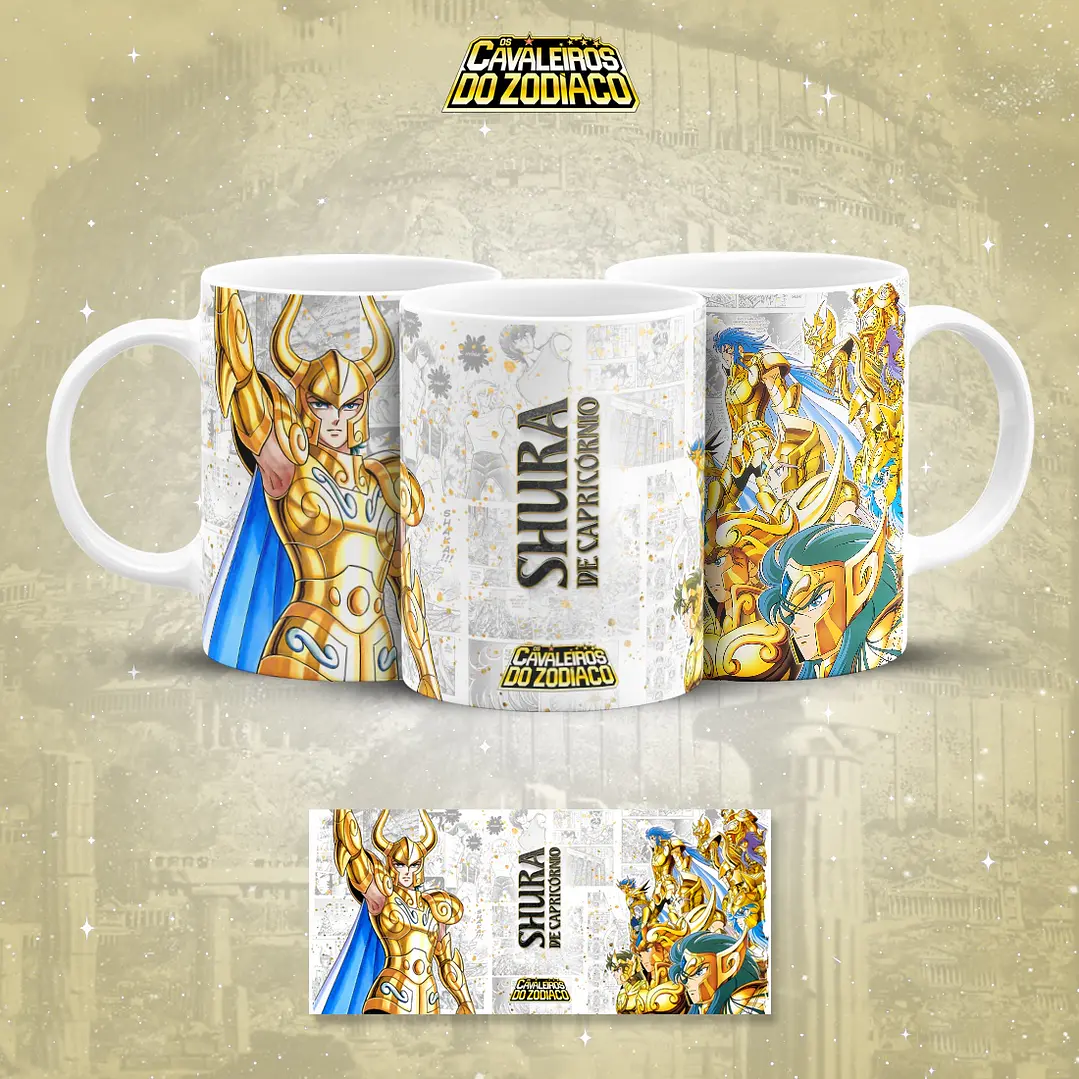 18 Artes para Caneca Cavaleiros do Zodiaco Arquivo em Jpg 15