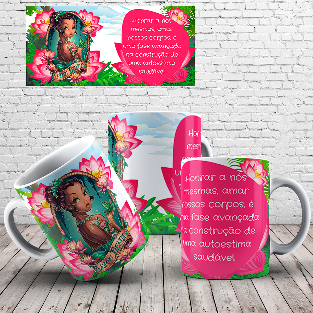 20 Artes para Caneca e Almofada Princesas Arquivo em Jpg 6