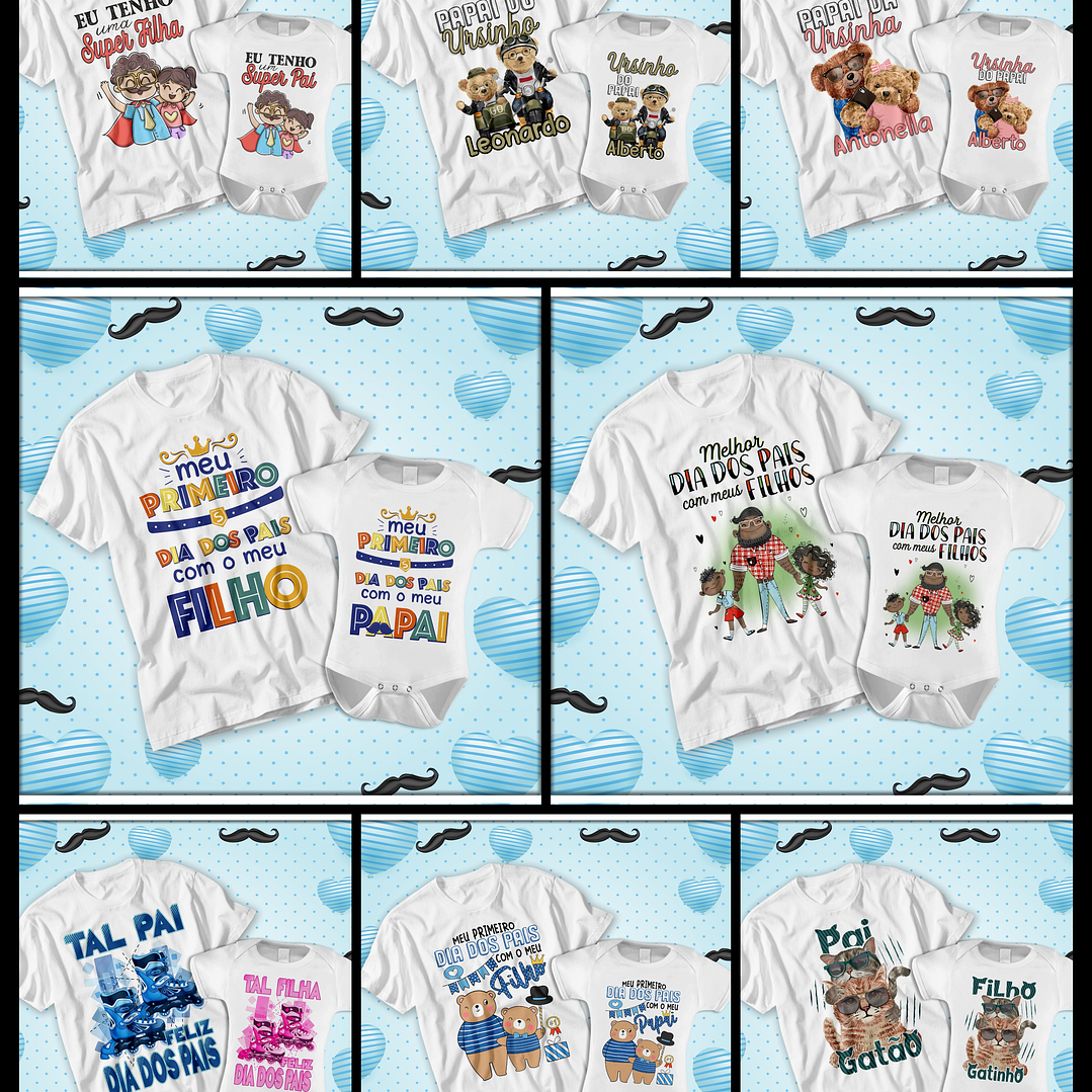 27 Artes para Camisa Tal pai Tal Filho Dia dos Pais Arquivo em Jpg 1