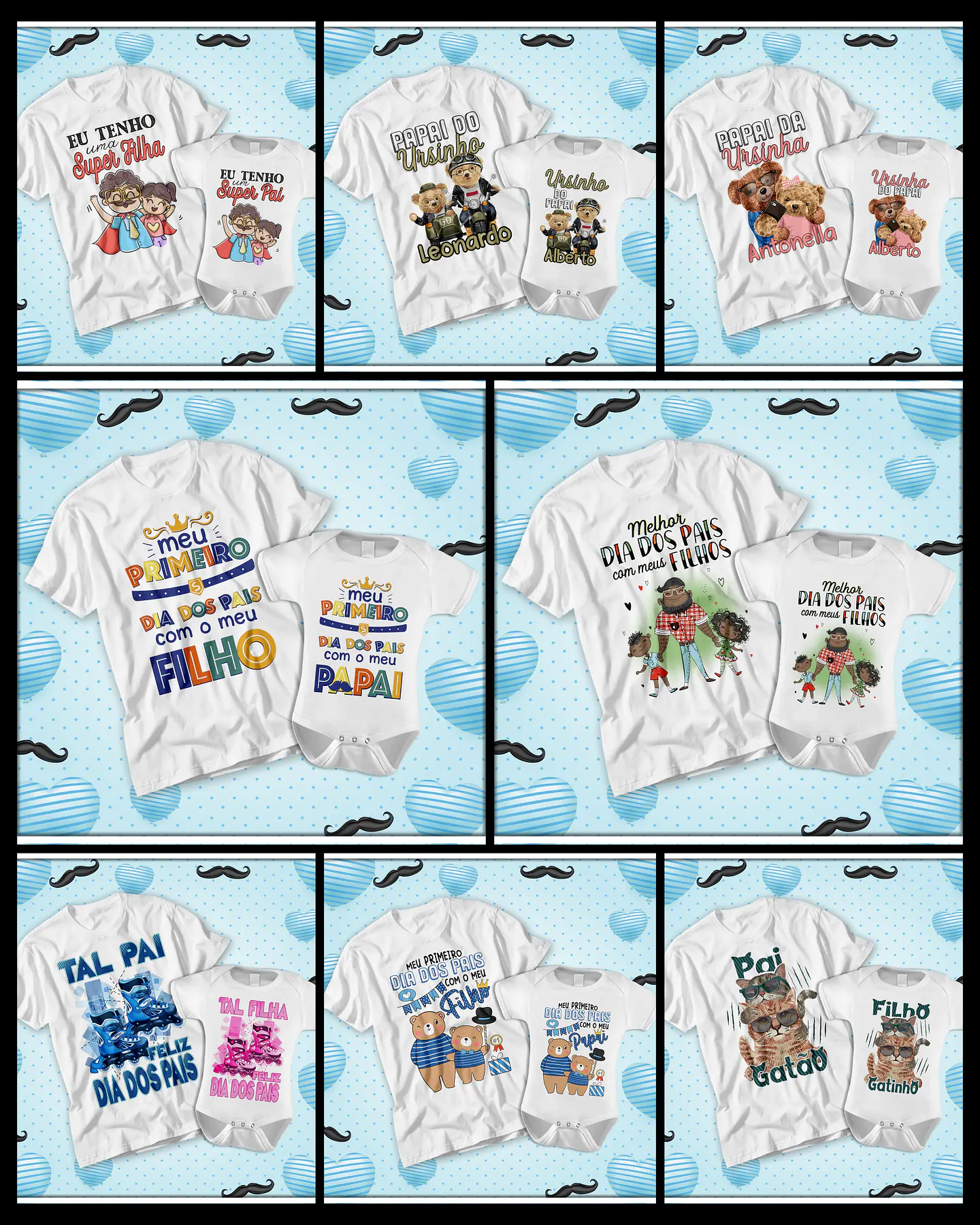 27 Artes para Camisa Tal pai Tal Filho Dia dos Pais Arquivo em Jpg 1