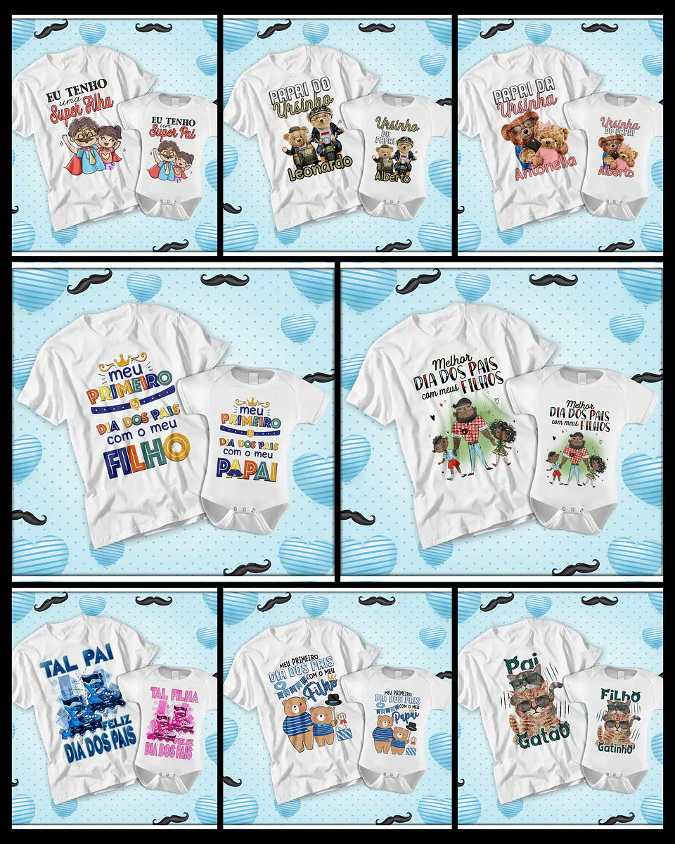 27 Artes para Camisa Tal pai Tal Filho Dia dos Pais Arquivo em Jpg 1
