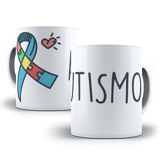 30 Artes para Caneca Autismo Arquivo em Jpg