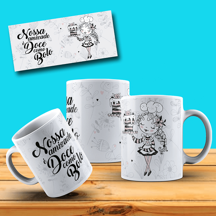 33 Artes para Caneca Amizade Amigos Arquivo em Jpg 6