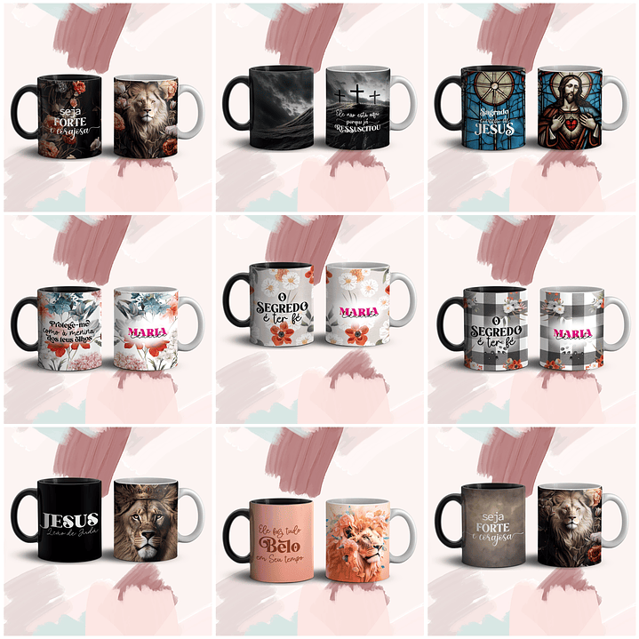 45 Artes para Caneca Frases Gospel Arquivo em Jpg  4