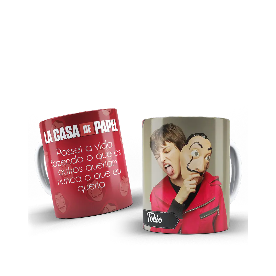 48 Artes para Caneca La Casa de Papel Arquivo em Jpg  1