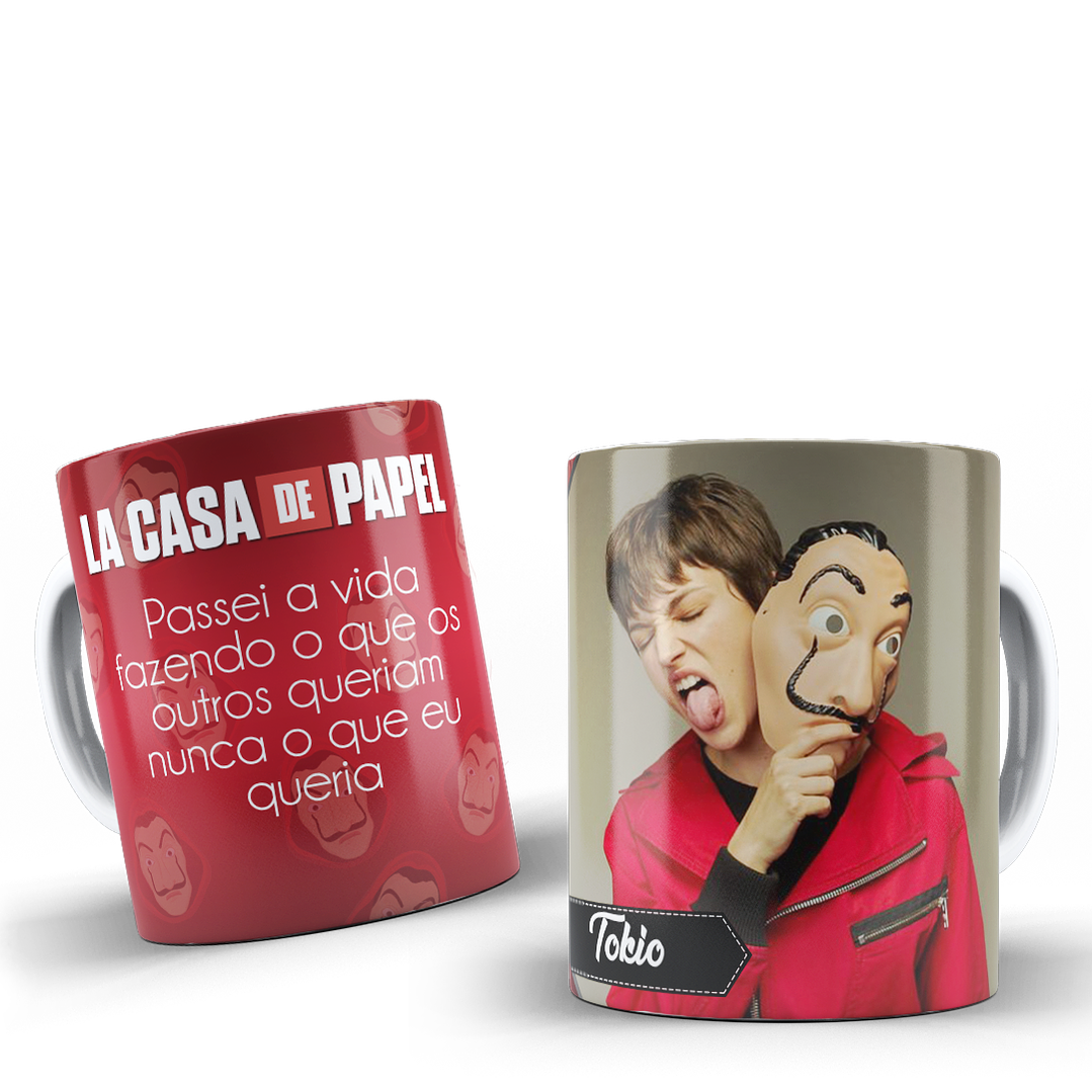 48 Artes para Caneca La Casa de Papel Arquivo em Jpg  1