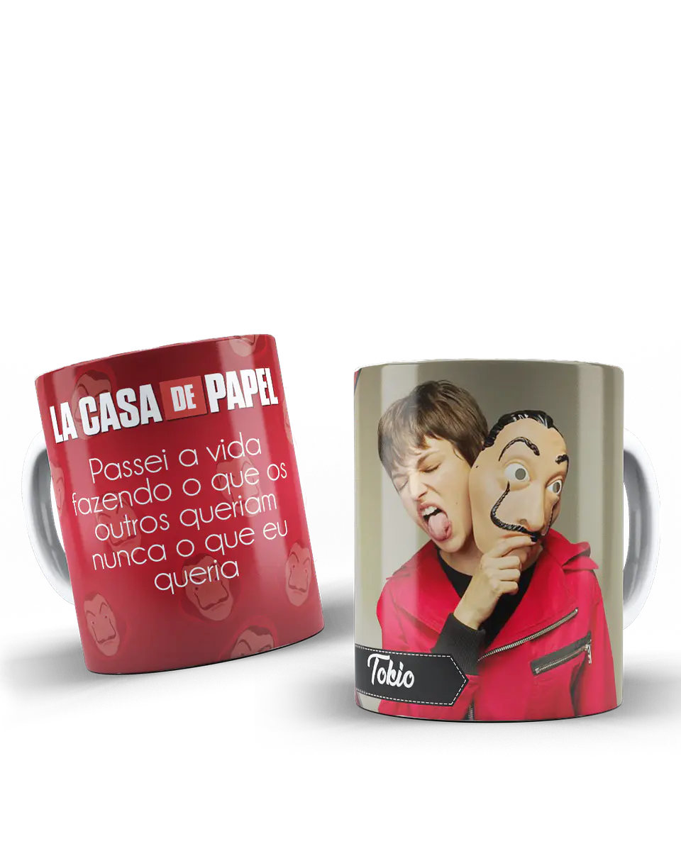 48 Artes para Caneca La Casa de Papel Arquivo em Jpg  1