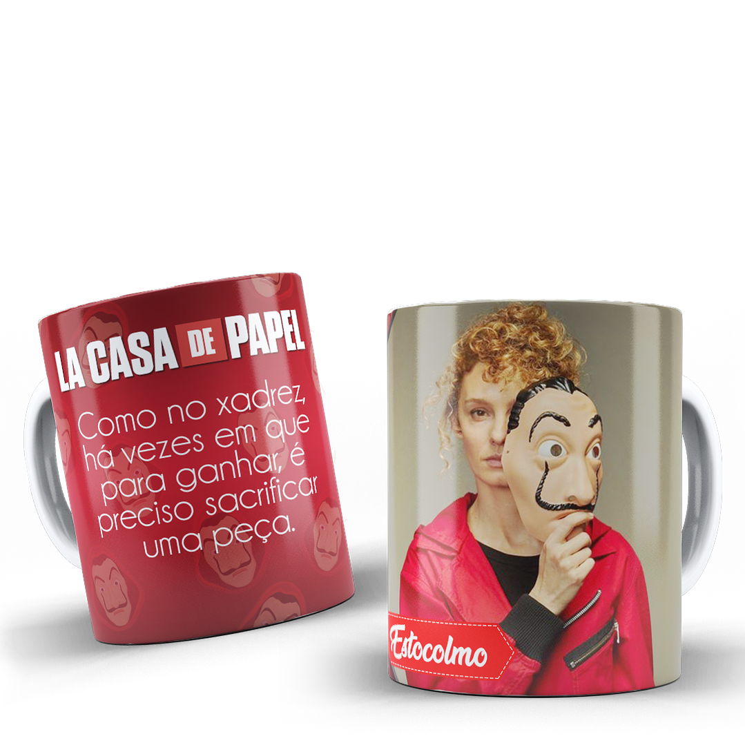 48 Artes para Caneca La Casa de Papel Arquivo em Jpg  4