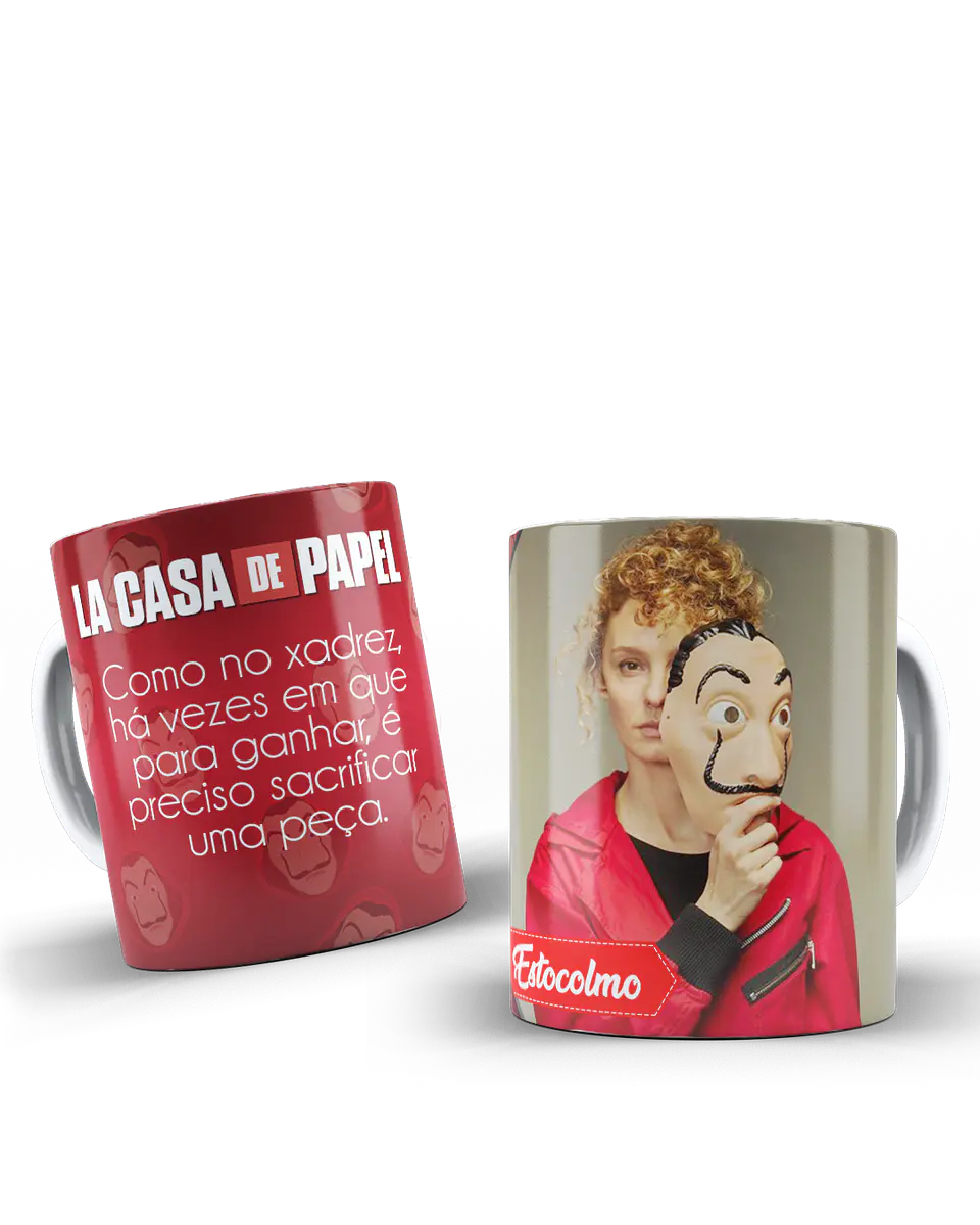 48 Artes para Caneca La Casa de Papel Arquivo em Jpg  4