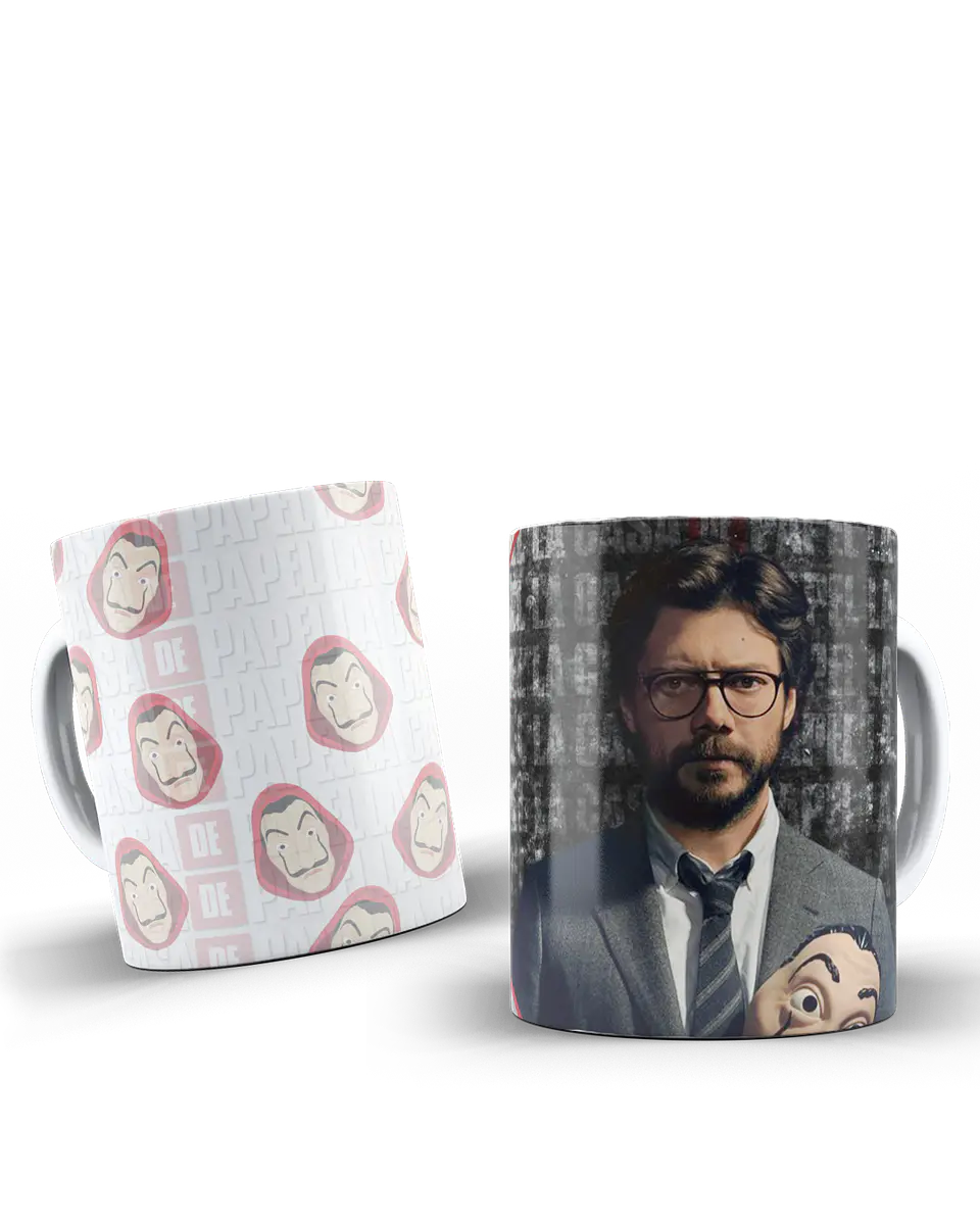 48 Artes para Caneca La Casa de Papel Arquivo em Jpg  10
