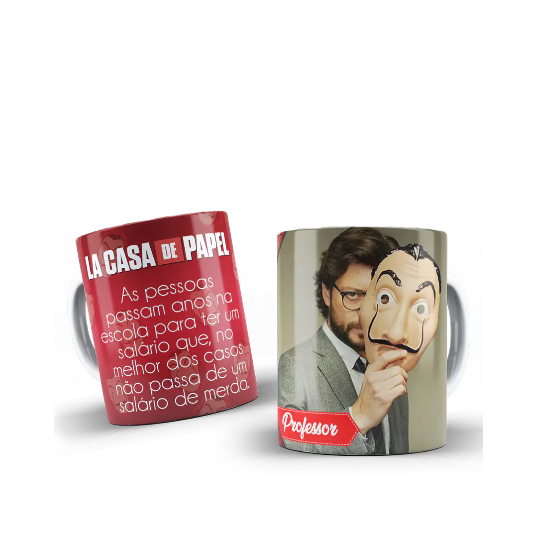 48 Artes para Caneca La Casa de Papel Arquivo em Jpg  11
