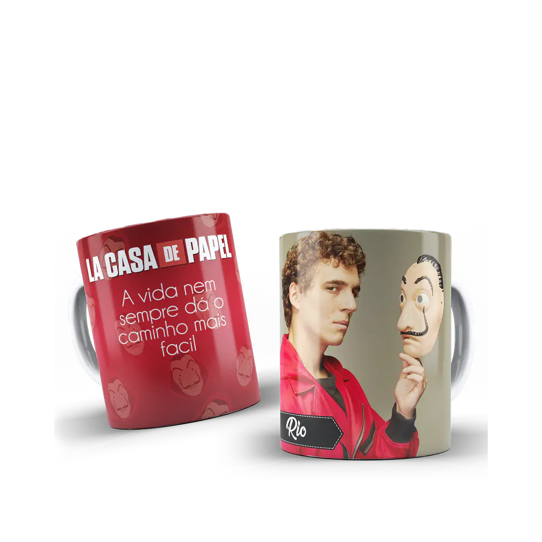 48 Artes para Caneca La Casa de Papel Arquivo em Jpg  13