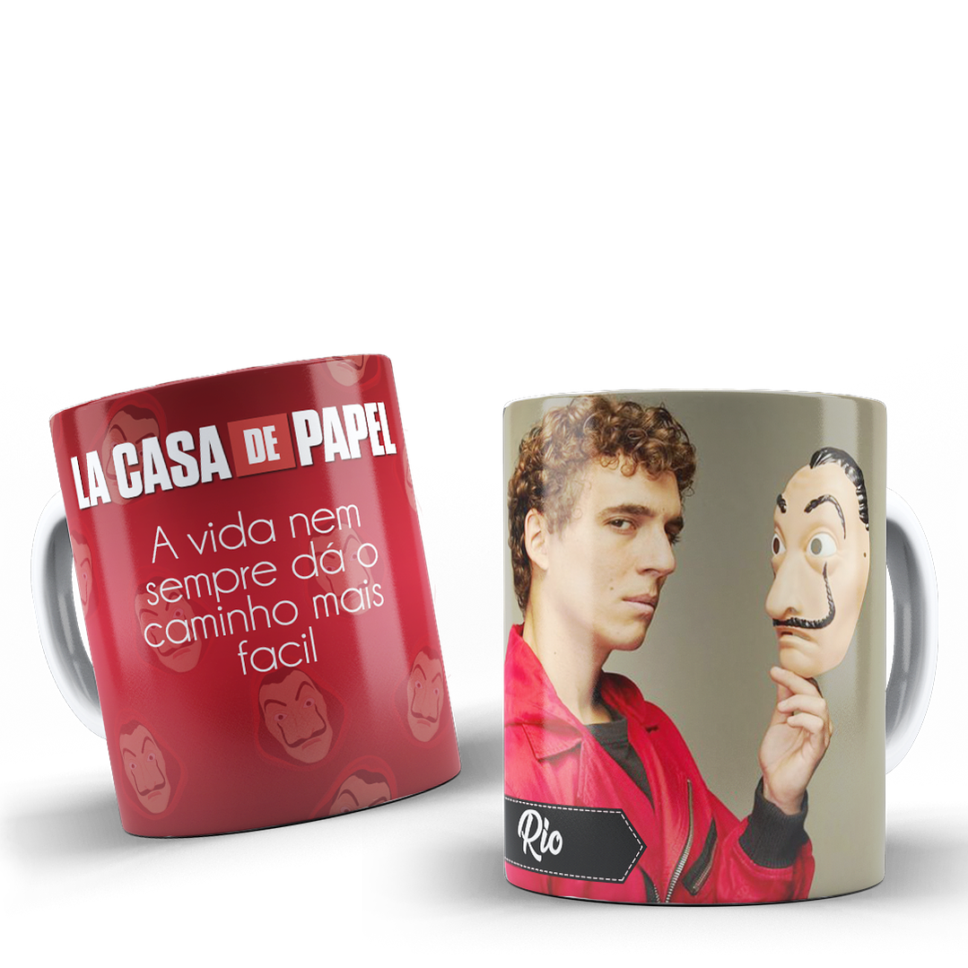 48 Artes para Caneca La Casa de Papel Arquivo em Jpg  13