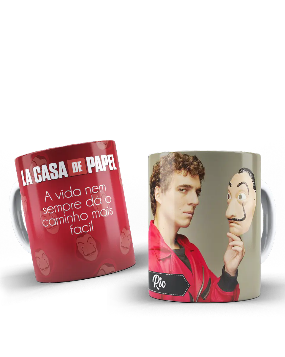 48 Artes para Caneca La Casa de Papel Arquivo em Jpg  13