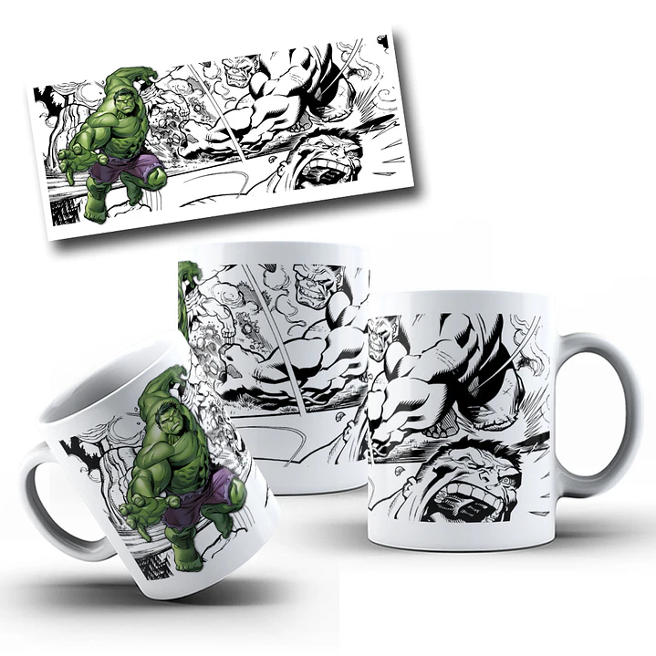 50 Artes para Caneca Super Heróis Arquivo em Jpg 7