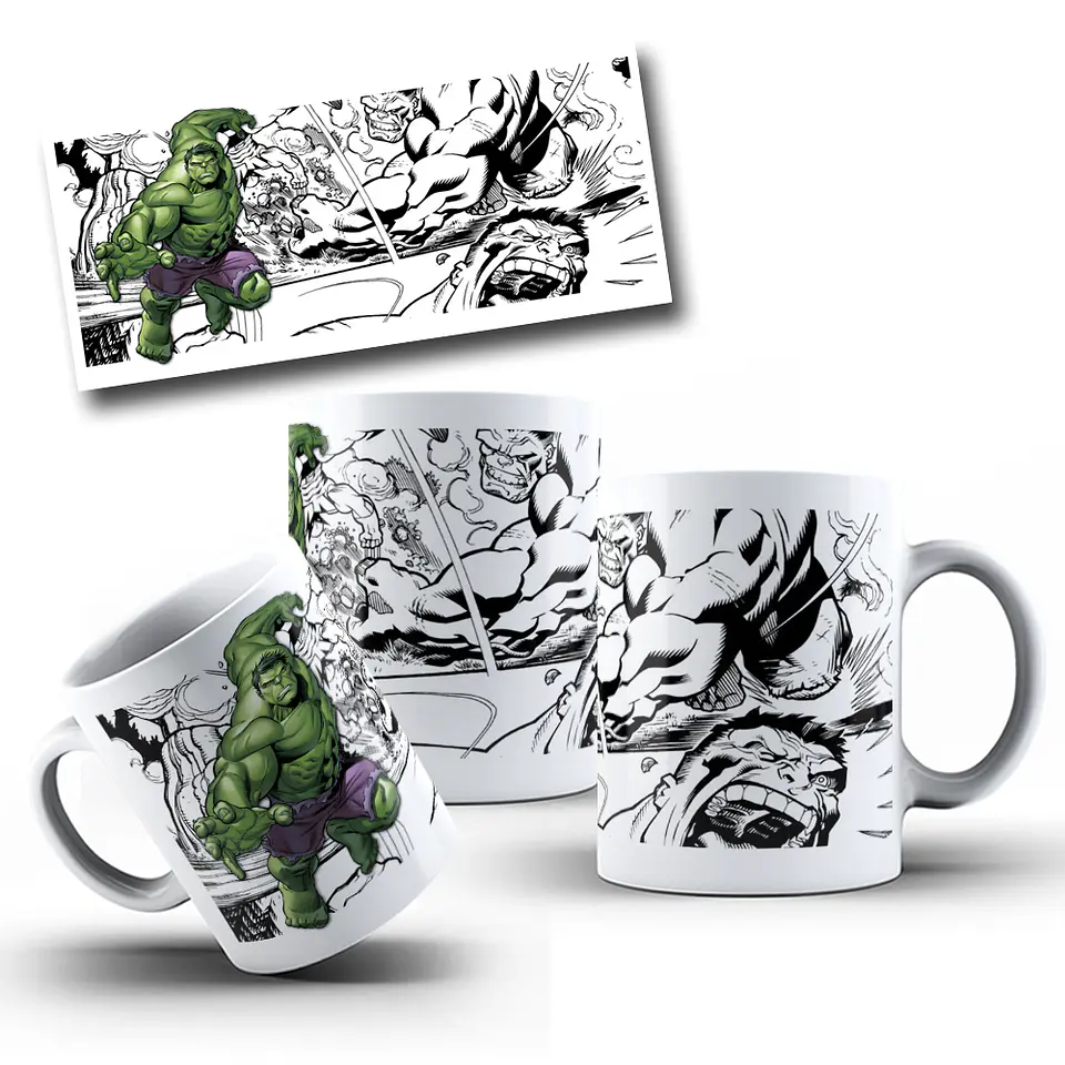 50 Artes para Caneca Super Heróis Arquivo em Jpg 7