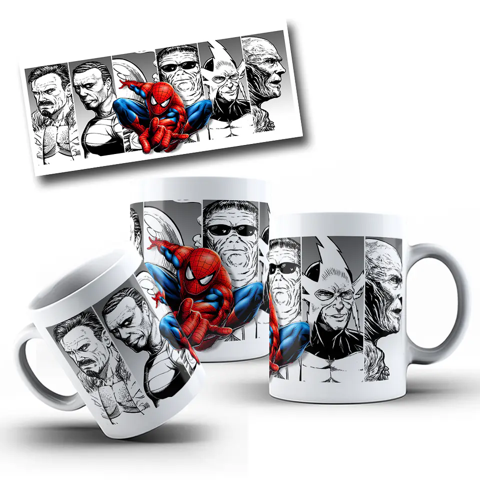 50 Artes para Caneca Super Heróis Arquivo em Jpg 8