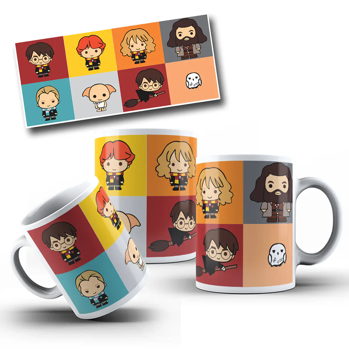 65 Artes para Caneca Harry Potter Arquivo Editável