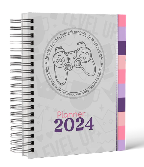 Arquivo Agenda Gamer Tudo Sob Controle 2024 em Pdf  