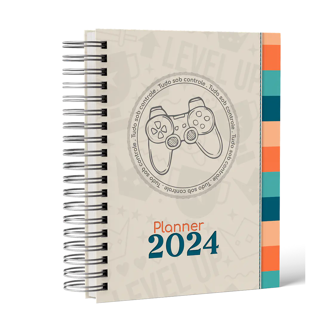 Arquivo Agenda Gamer Tudo Sob Controle 2024 em Pdf   2