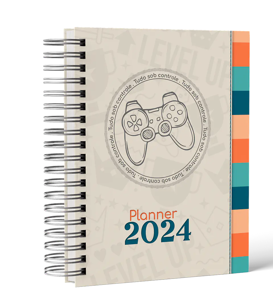 Arquivo Agenda Gamer Tudo Sob Controle 2024 em Pdf   2
