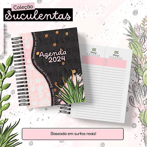 Arquivo Agenda Suculentas 2024 em Pdf