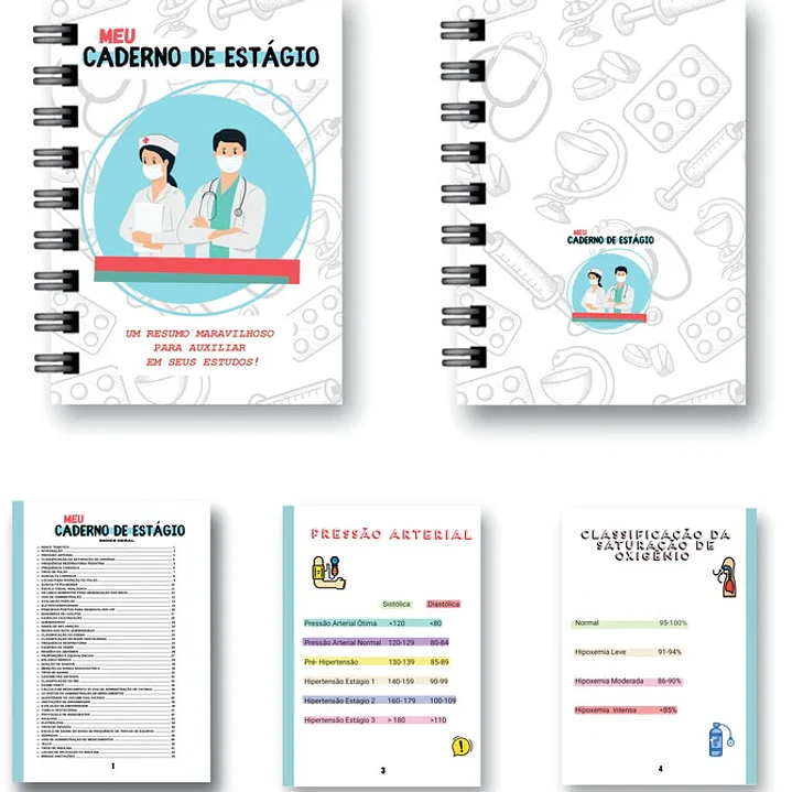 Arquivo Caderno Estágio para Enfermagem em Pdf 1