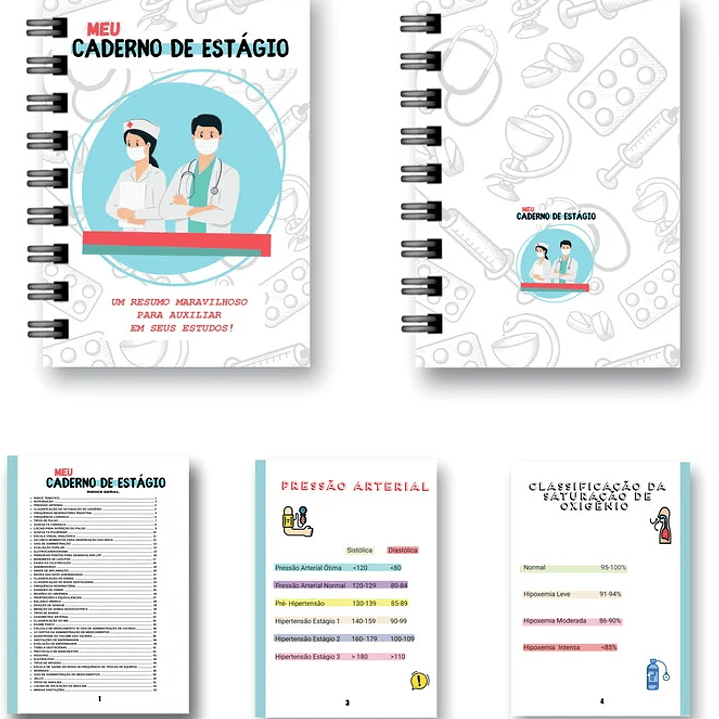 Arquivo Caderno Estágio para Enfermagem em Pdf 1