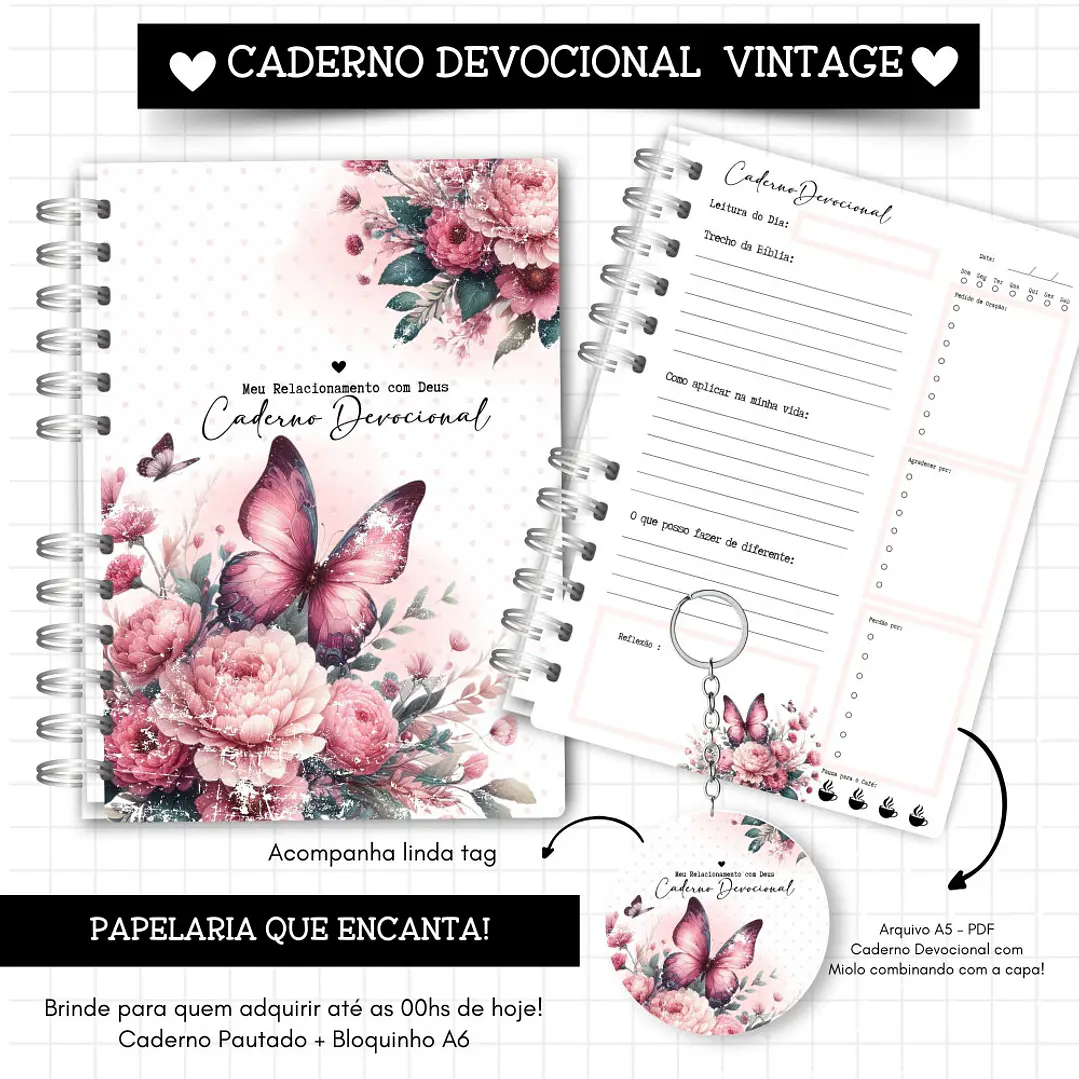 Arquivo para Encadernação Agendas e Bloquinho em Pdf  6