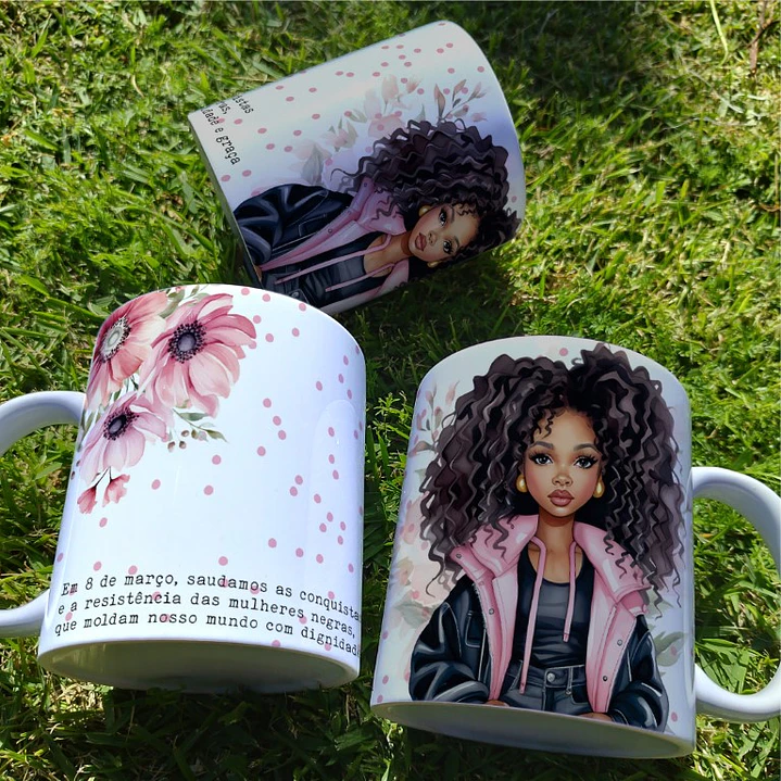 5 Artes para Caneca Dia das Mulheres Arquivo Editável 1