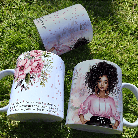 5 Artes para Caneca Dia das Mulheres Arquivo Editável