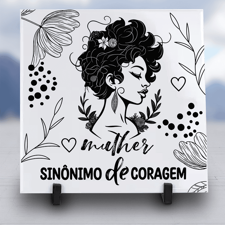 10 Artes para Caneca e Azulejo Dia da Mulher Minimalista Arquivo Editável 7