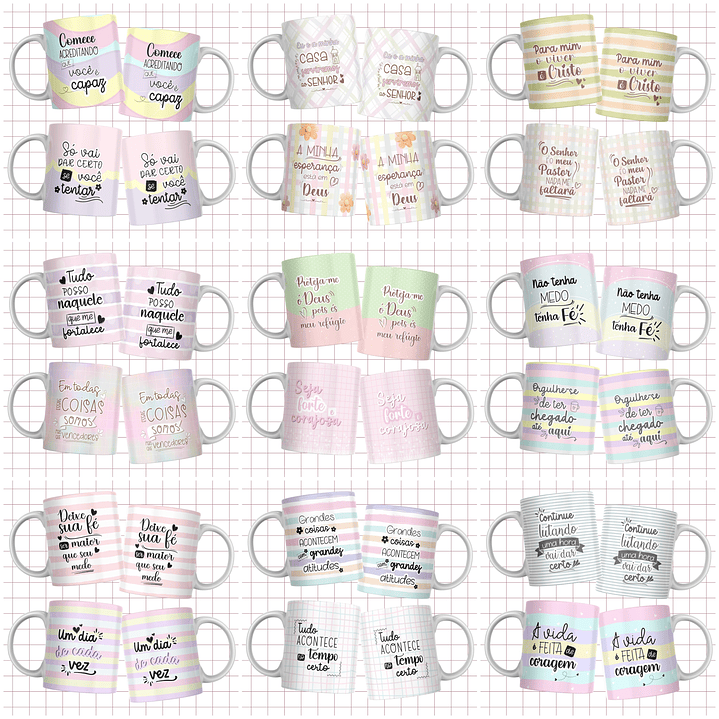 21 Artes Caneca para Frases Biblícas Arquivo em Jpg  2