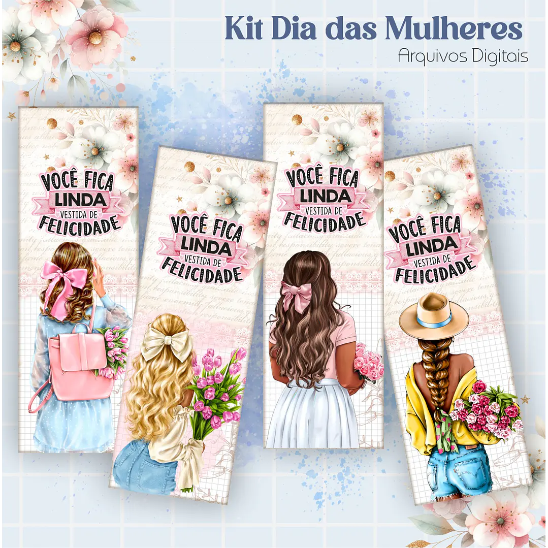 Arquivo para Encadernação e Mimos Dia das Mulheres em Pdf    2