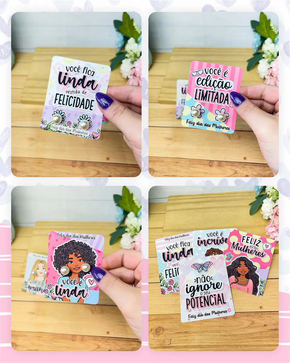 Kit Digital Dia das Mulheres 2024 Arquivos em Png 10