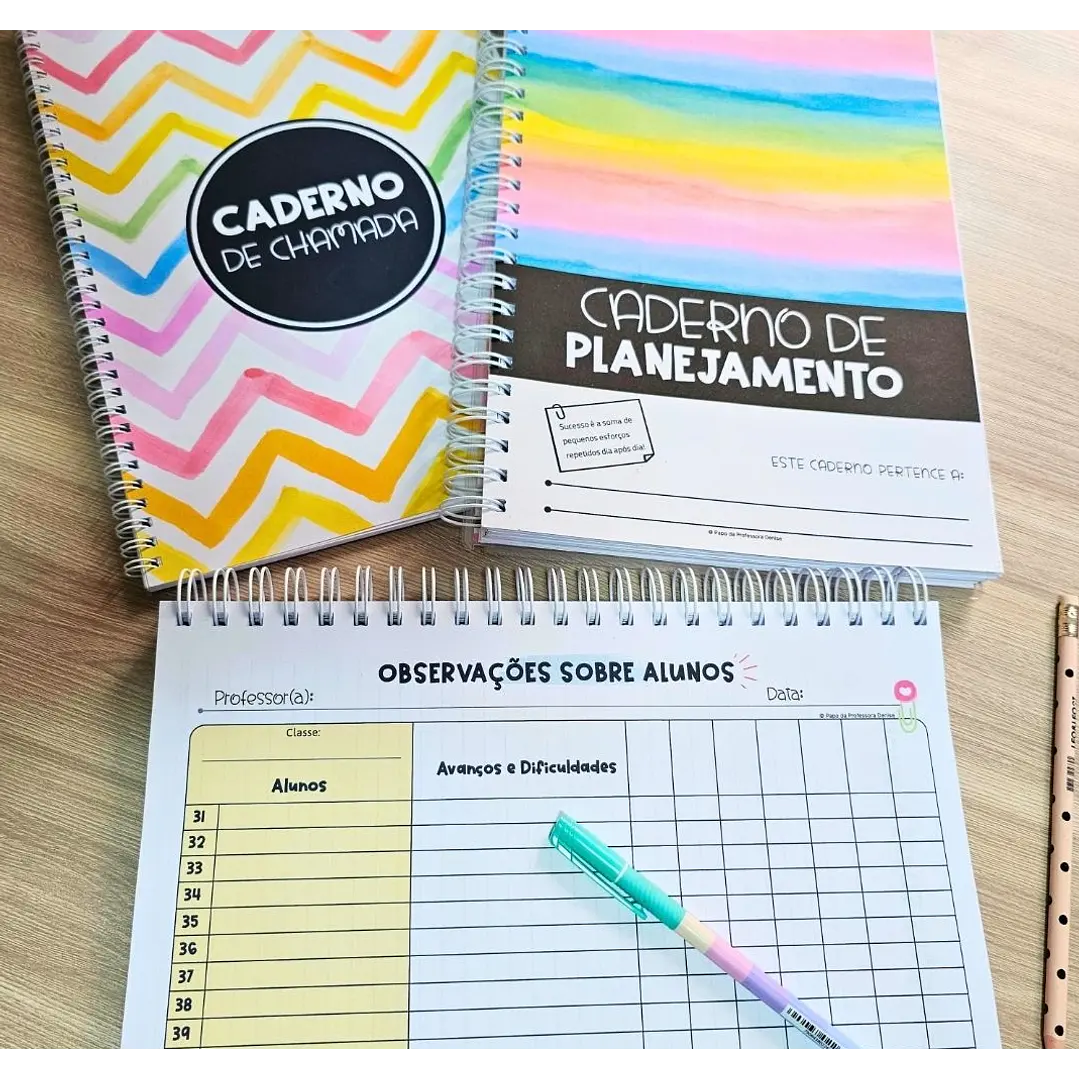 Arquivo Planner Anotações Professores em Pdf 3