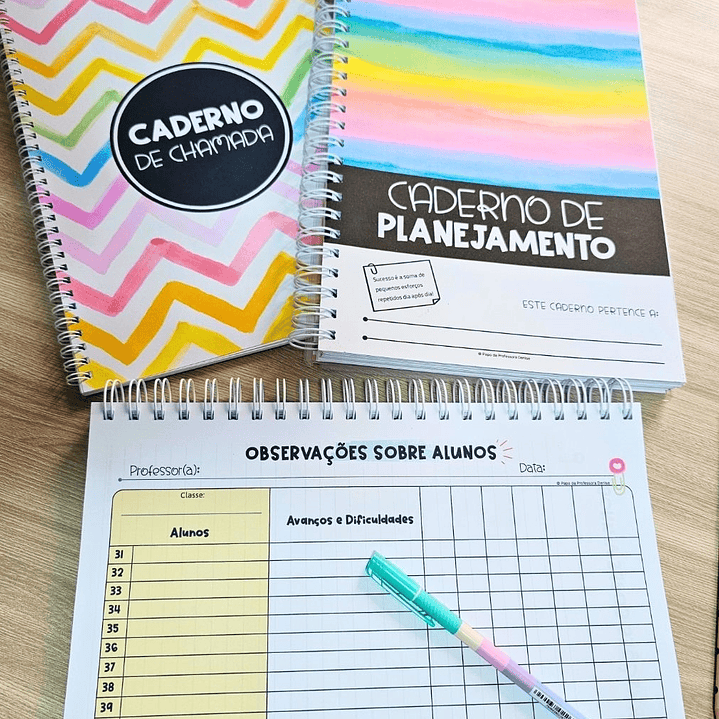 Arquivo Planner Anotações Professores em Pdf 3