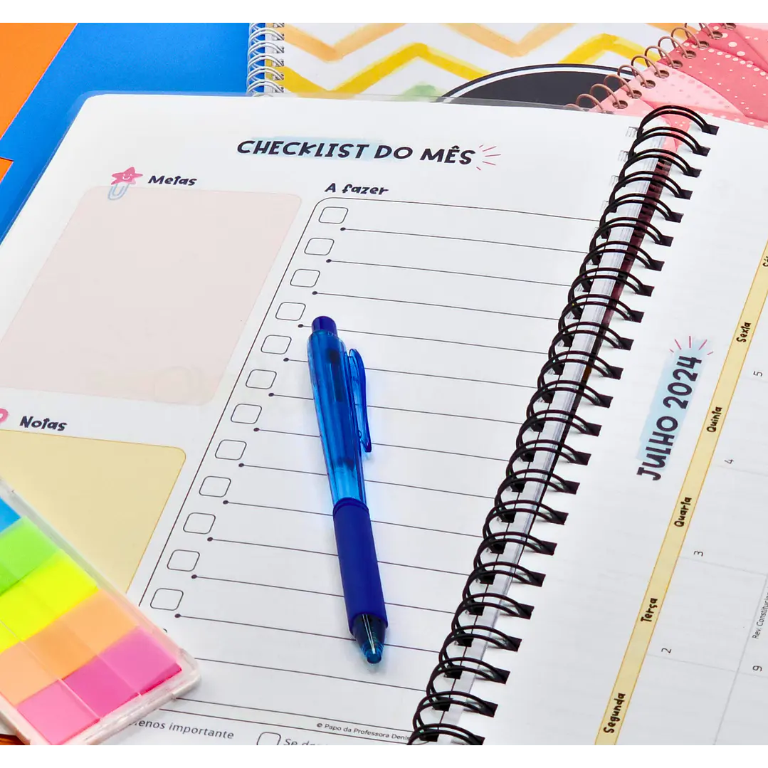 Arquivo Planner Anotações Professores em Pdf 7