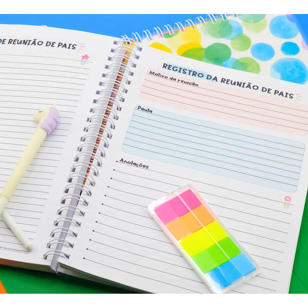 Arquivo Planner Anotações Professores em Pdf 11