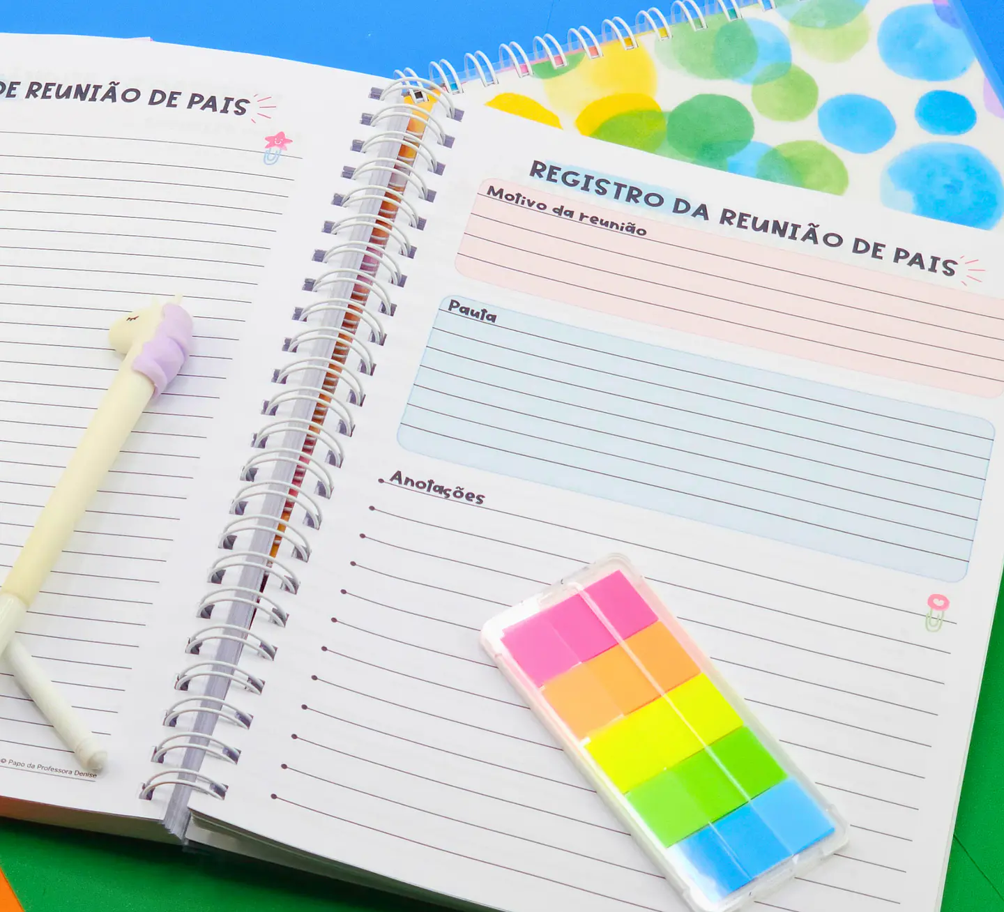 Arquivo Planner Anotações Professores em Pdf 11