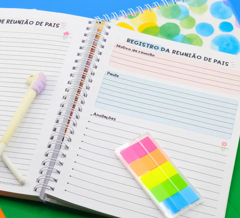 Arquivo Planner Anotações Professores em Pdf 11