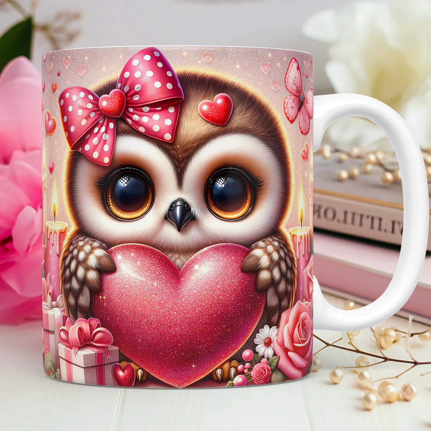 30 Artes para Caneca Dia dos Namorados 3D Animal Animais Pet Love 3d Arquivos Png 5