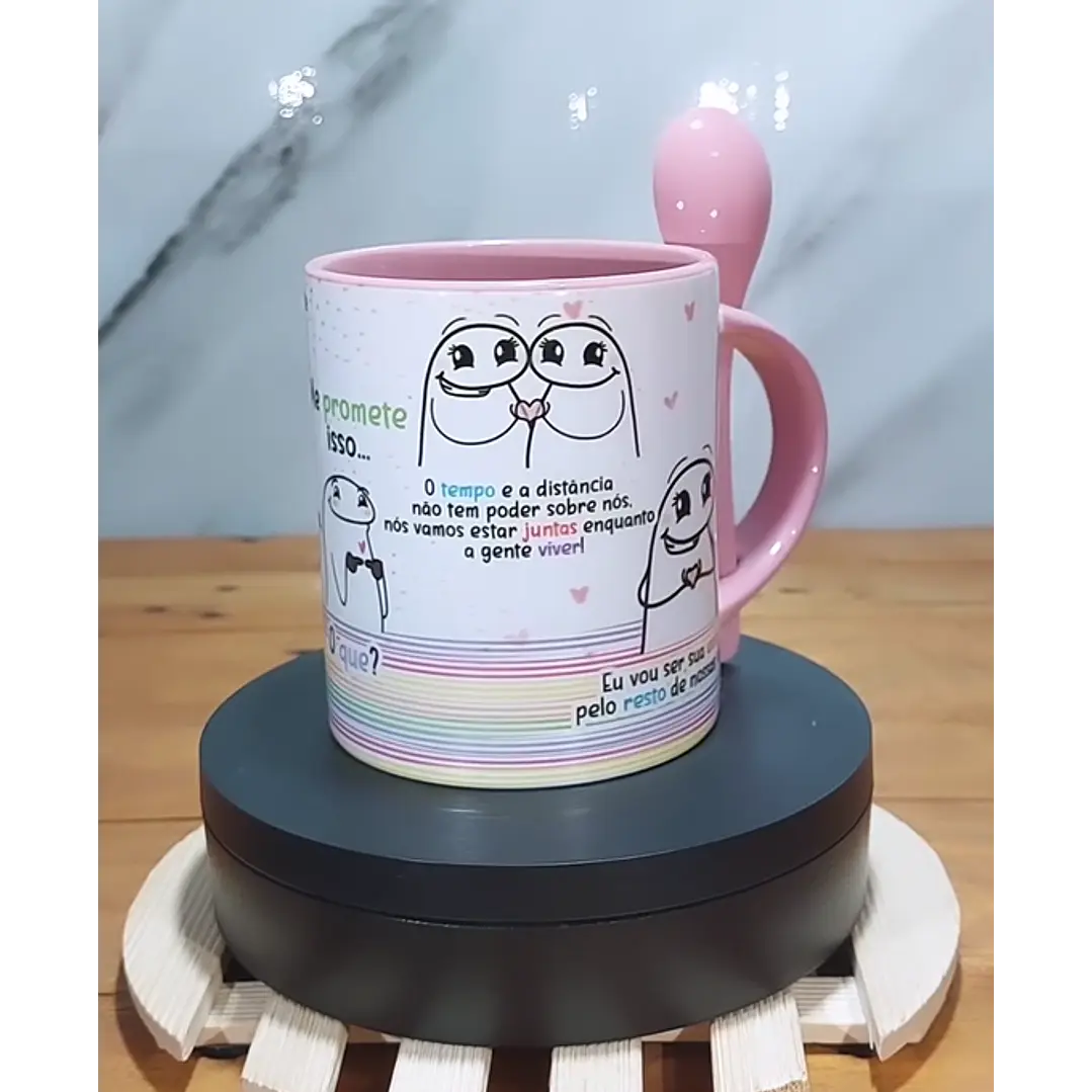 Arte Caneca Flork As pessoas vão entrar e sair das nossas vidas Arquivo Editável 4