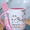 Arte Caneca Flork As pessoas vão entrar e sair das nossas vidas Arquivo Editável