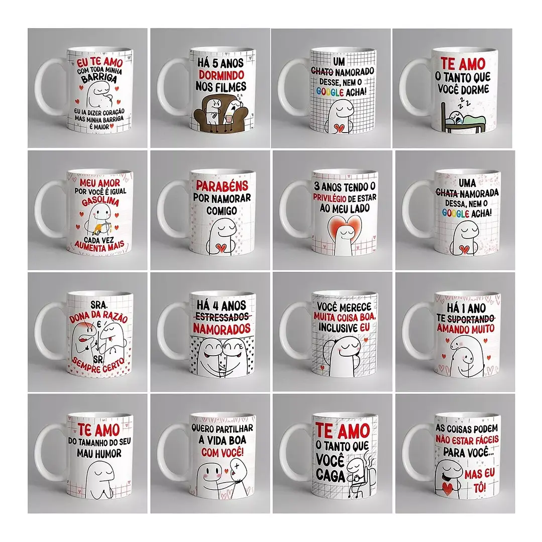 Pack Artes Caneca Flork Bento Memes Completo Arquivos Jpge + Mockups 12