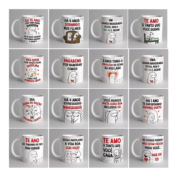 Pack Artes Caneca Flork Bento Memes Completo Arquivos Jpge + Mockups 12