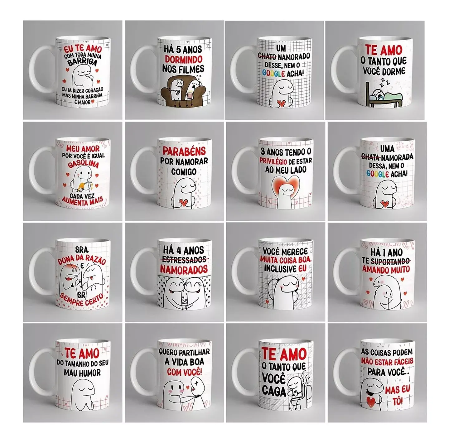 Pack Artes Caneca Flork Bento Memes Completo Arquivos Jpge + Mockups 12